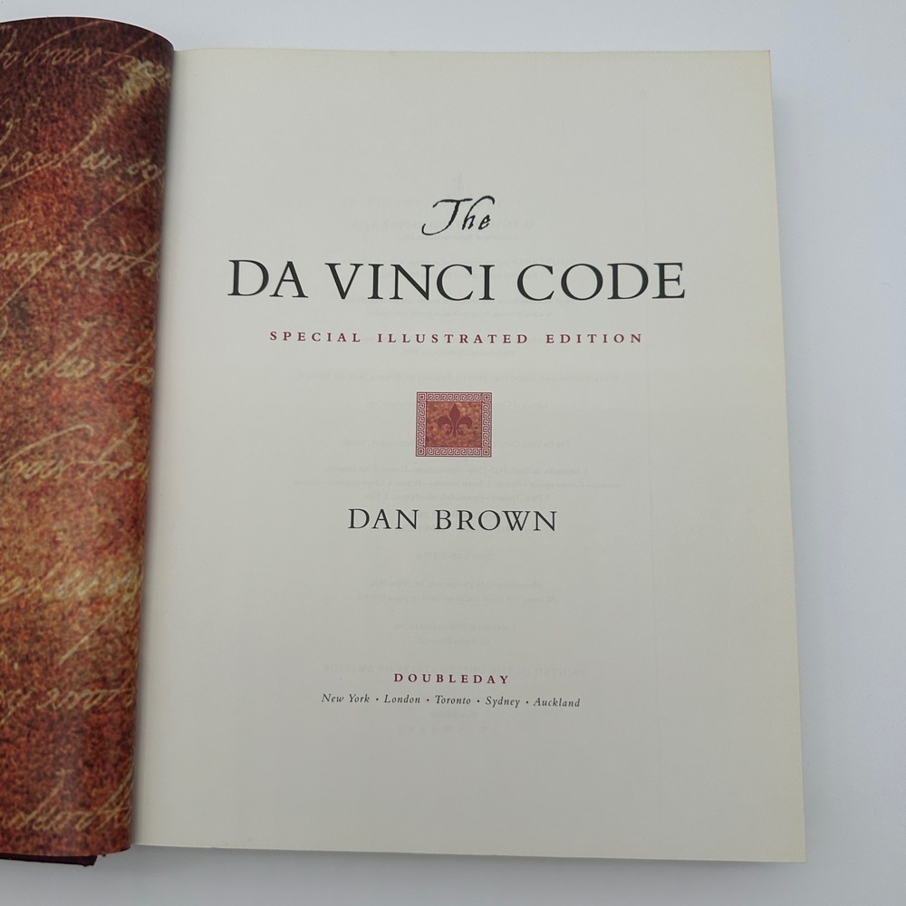 The Da Vinci Code Special Illustrated Edition Dan Brown Hardcover 2004 1st Ed